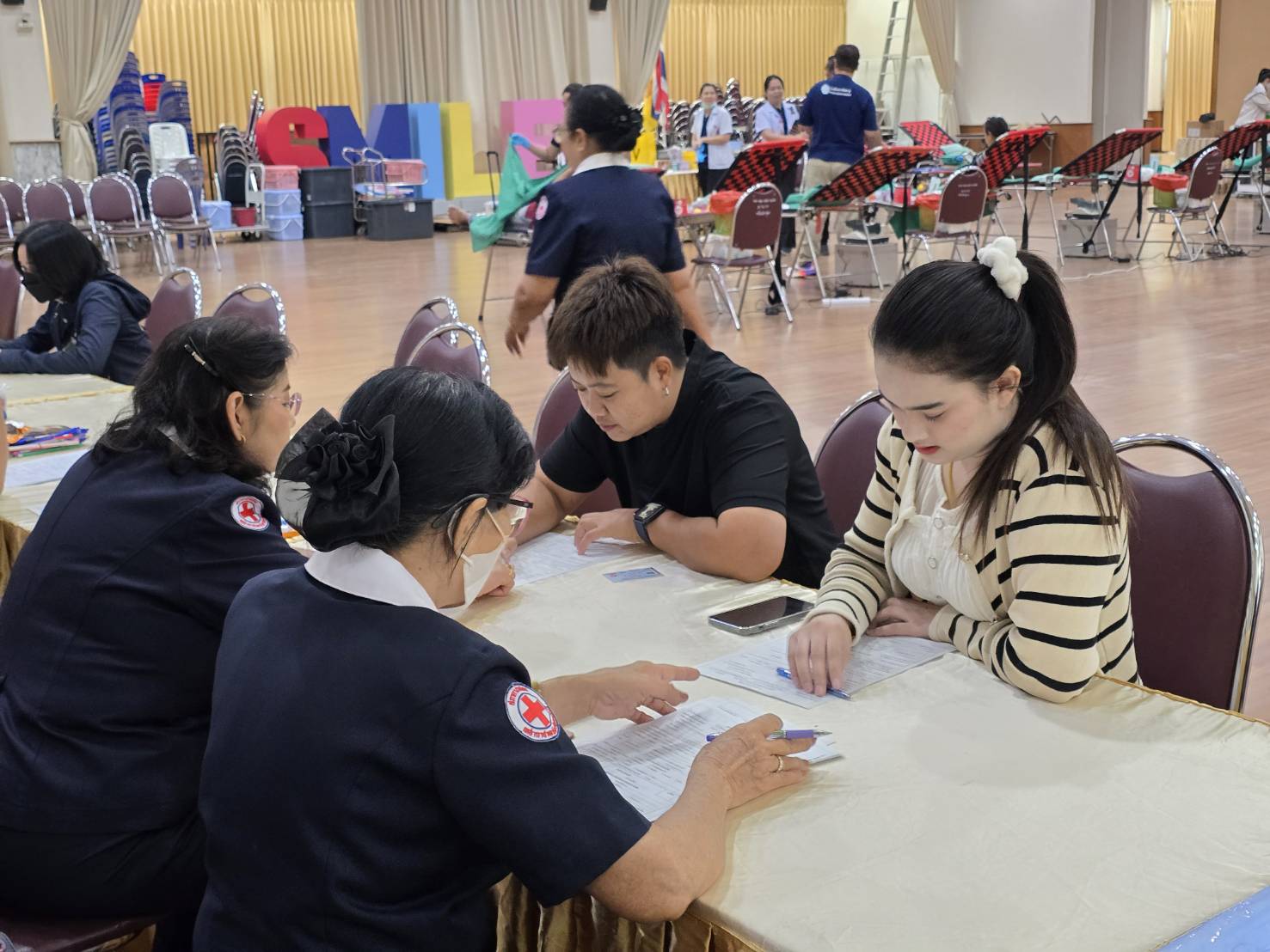 title - ส.ป.ก.เพชรบุรี ร่วมโครงการ ส.ป.ก. รวมพลังแห่งความภักดีบริจาคโลหิต ให้แก่โรงพยาบาลพระจอมเกล้าจังหวัดเพชรบุรี เพื่อถวายเป็นพระราชกุศลแด่สมเด็จพระนางเจ้าสิริกิติ์ พระบรมราชินีนาถ พระบรมราชชนนีพันปีหลวง เนื่องในวาระครบ 100 วัน (สตมวาร) แห่งการสวรรคต